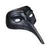 Masque long nez noir adulte