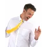 Cravate jaune fluo adulte
