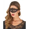 Masque dentellé noir femme
