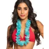 Collier Hawaï turquoise femme