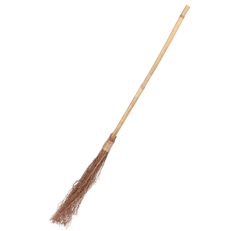 Balai de sorcière en bois 88 cm