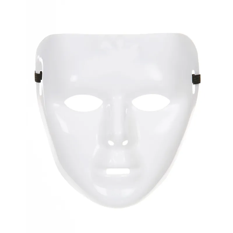 Masque blanc brillant Adulte
