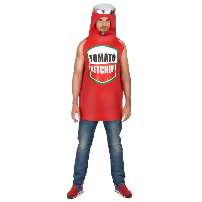 Déguisement ketchup Adulte