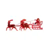 Décoration de gâteau Père Noël avec traîneau 14 cm