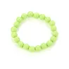 Bracelet perles vertes adulte