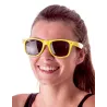 Lunettes blues fluo jaune adulte