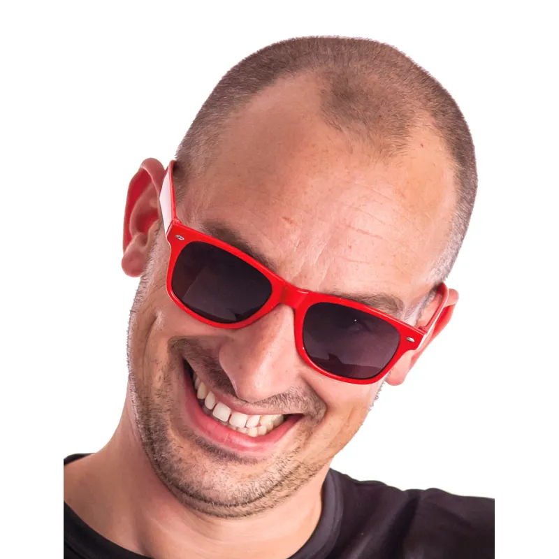 Lunettes blues rouge adulte