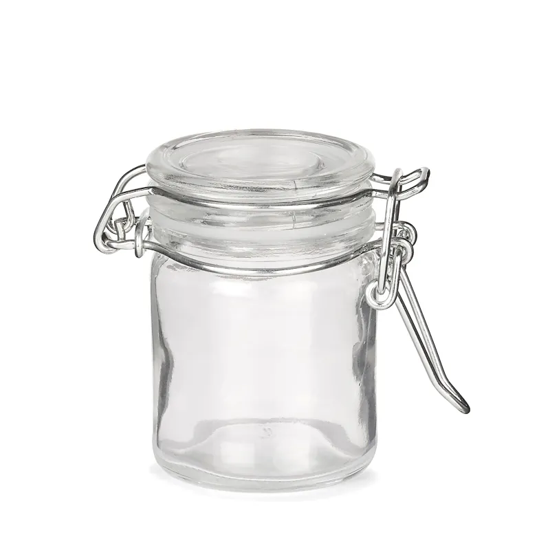 Mini bocal en verre 6 cm