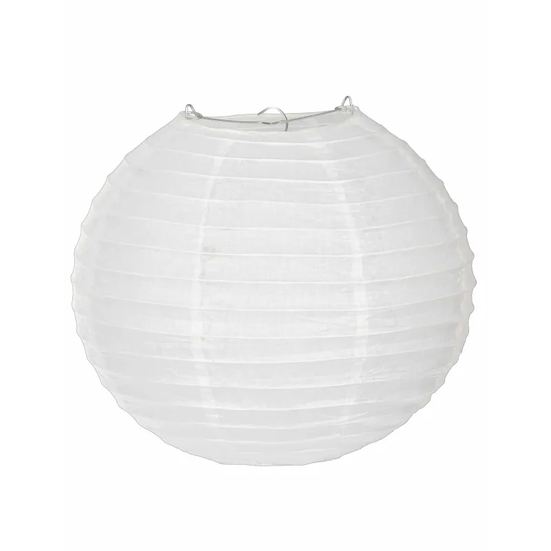 Lanterne japonaise blanche 25 cm