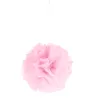 Pompon à suspendre en papier rose 25 cm