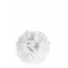 Pompon à suspendre en papier blanc 25 cm