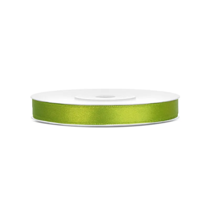 Ruban satin vert pomme 25 m