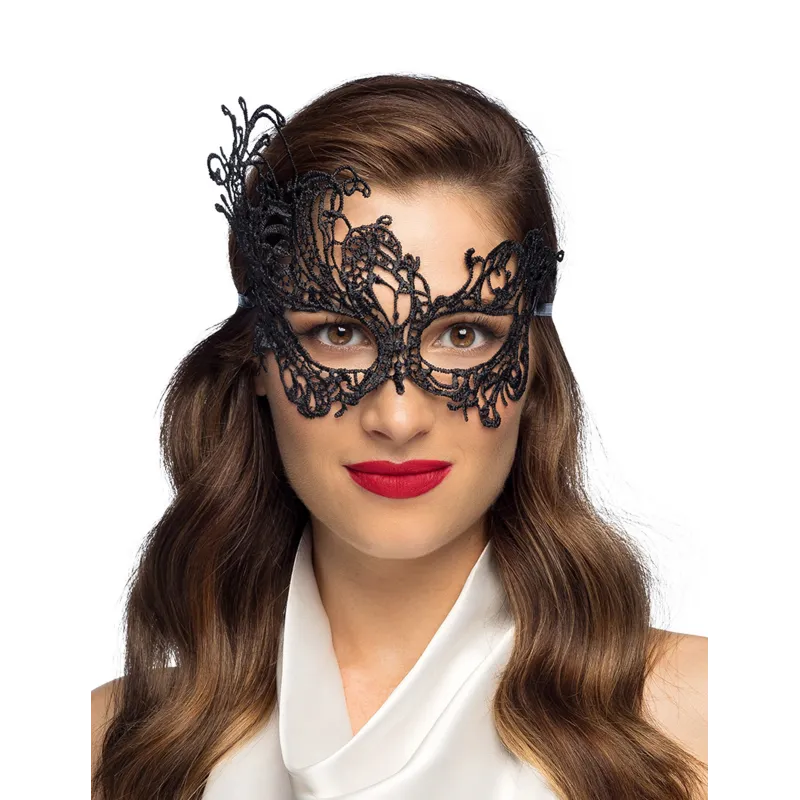 Loup dentelle noir sexy femme