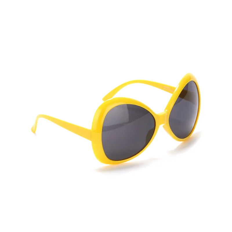 Lunettes disco adulte jaune