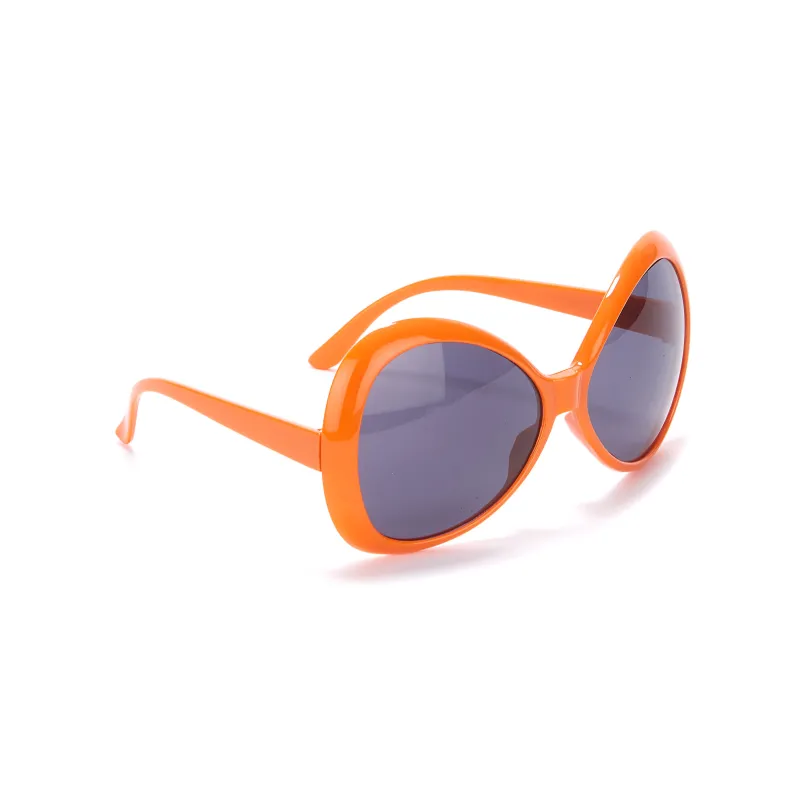 Lunettes disco adulte orange