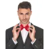 Noeud papillon rouge avec sequins adulte