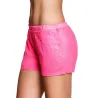 Shorty à sequins rose fluo femme
