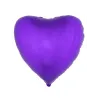 Ballon aluminium coeur violet 45 cm