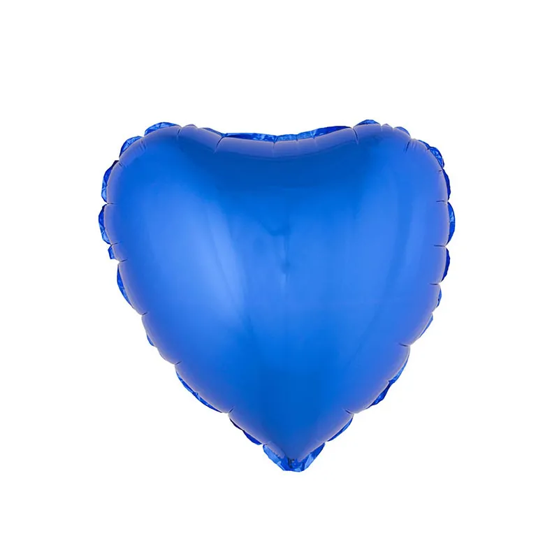 Ballon aluminium coeur bleu 45 cm