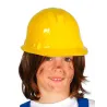 Casque ouvrier du bâtiment enfant jaune