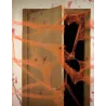 Toile d'araignée orange avec araignées 20 g Halloween