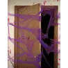 Toile d'araignée violette avec araignées 20 g Halloween