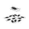 12 Cafards noirs 6 cm Halloween