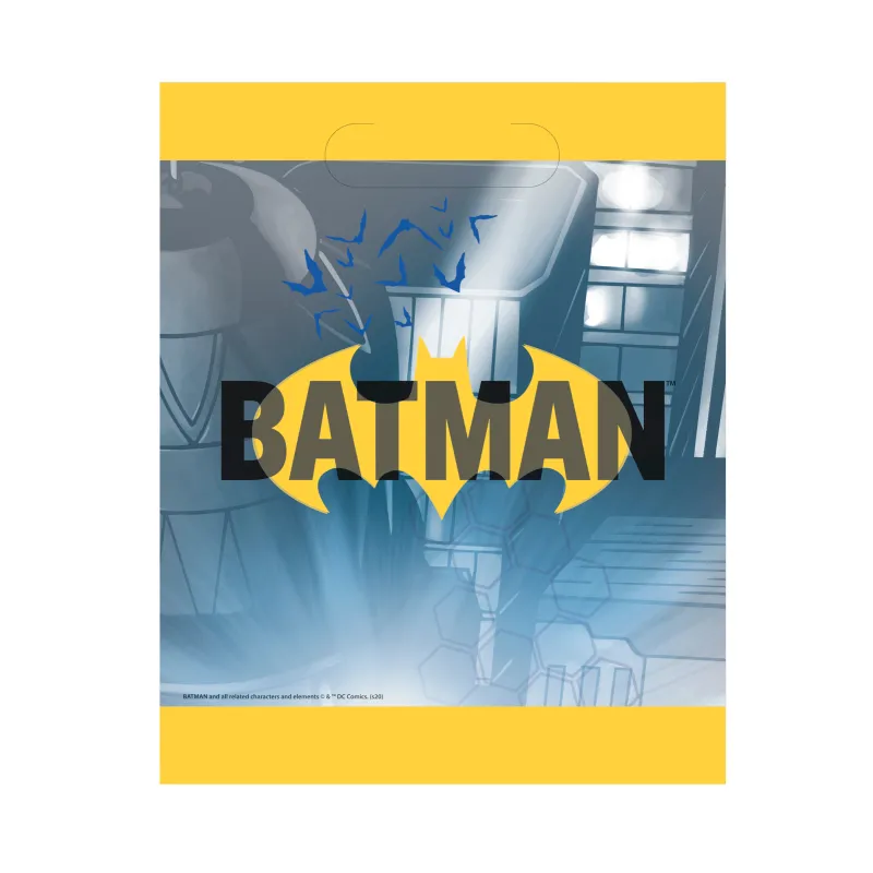 8 Sacs de fête Batman  18 x 23 cm