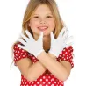 Gants courts blancs enfant