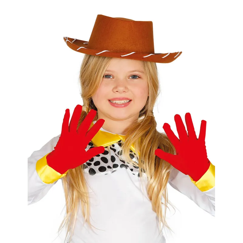 Gants courts rouges enfant