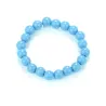 Bracelet perles bleues adulte