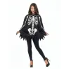Poncho squelette adulte