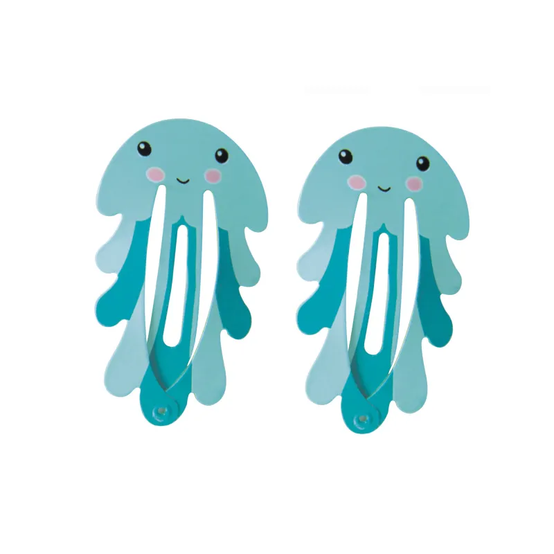 2 Barettes Pieuvres bleues 5