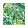 16 Serviettes en papier Palm Tropical Luau 33 x 33 cm