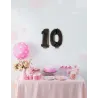 Ballon aluminium chiffre noir 40 cm