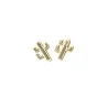 10 Confettis en bois cactus 4 cm