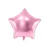 Ballon aluminium étoile rose pastel 48 cm