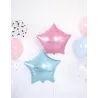 Ballon aluminium étoile rose pastel 48 cm