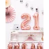 Ballon aluminium chiffre rose gold 36 cm
