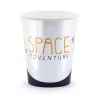 6 Gobelets en carton space adventure 200 ml