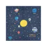 20 Serviettes en papier space adventure 33 x 33 cm