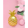 Ballon aluminium ananas doré 48 x 67 cm