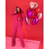 Ballon aluminium c?ur rose gold métallisé 45 cm