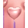 Ballon aluminium c?ur rose gold métallisé 45 cm