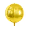 Ballon sphère en aluminium doré métallisé 40 cm