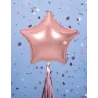 Ballon aluminium étoile rose gold métallisé 48 cm