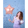 Ballon aluminium étoile rose gold métallisé 48 cm