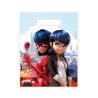 6 Sacs cadeaux Miraculous Ladybug 23 x 16,5 cm