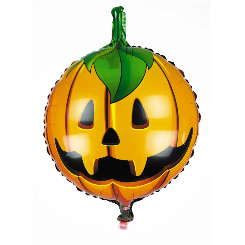 Ballon en aluminium citrouille orange 45 cm