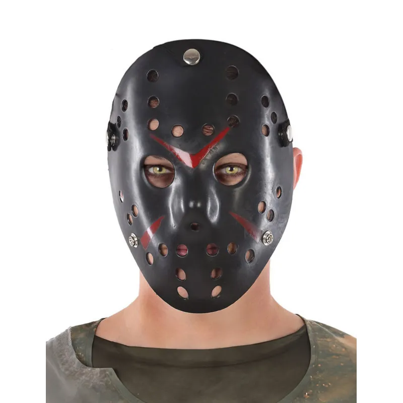 Masque de hockey noir adulte